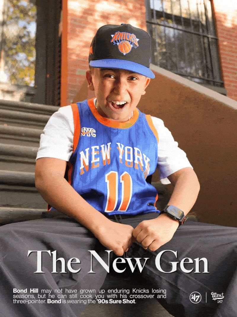 WEST NYC x '47 KNICKS CAPS: SIX STYLES DEEP